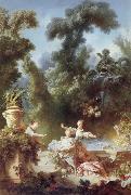 Jean-Honore Fragonard The Progress of love oil painting
